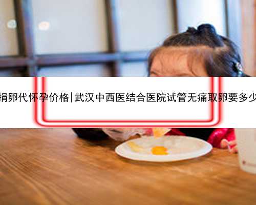 武汉捐卵代怀孕价格|武汉中西医结合医院试管无痛取卵要多少钱？